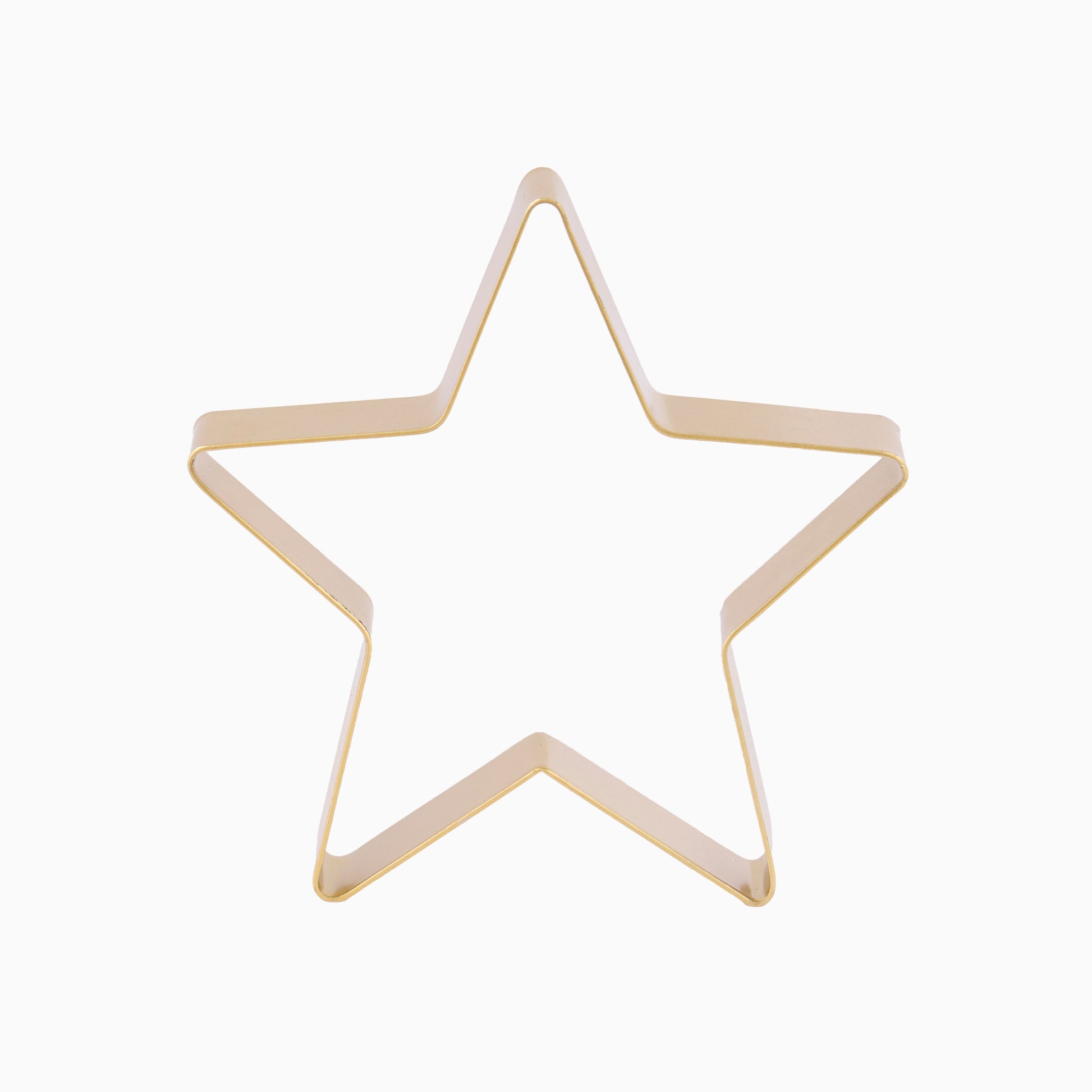 Falun Metal Standing Star Ornament - Set of 2 - Gold -Laura James