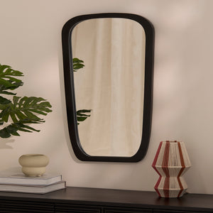 Farleigh Small Black Wooden Mirror