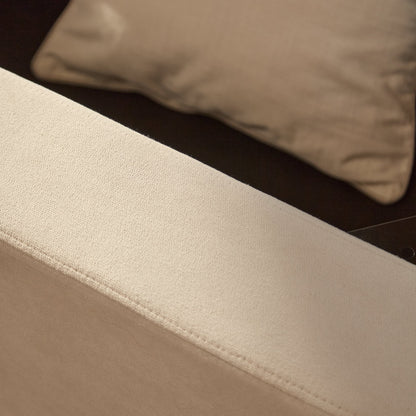 Farrah King Ottoman Bed - Ivory - Laura James