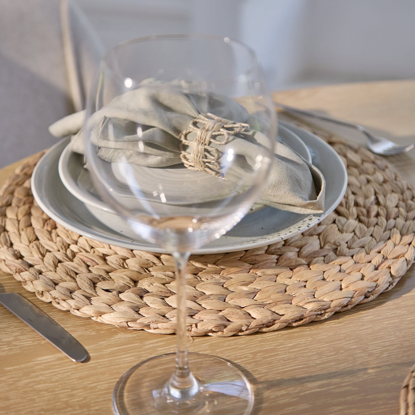 Farren Whitewash Oak Oval Dining Table Set - 4 Seater - Freya Sand Dining Chairs - Whitewash Oak Legs - Laura James