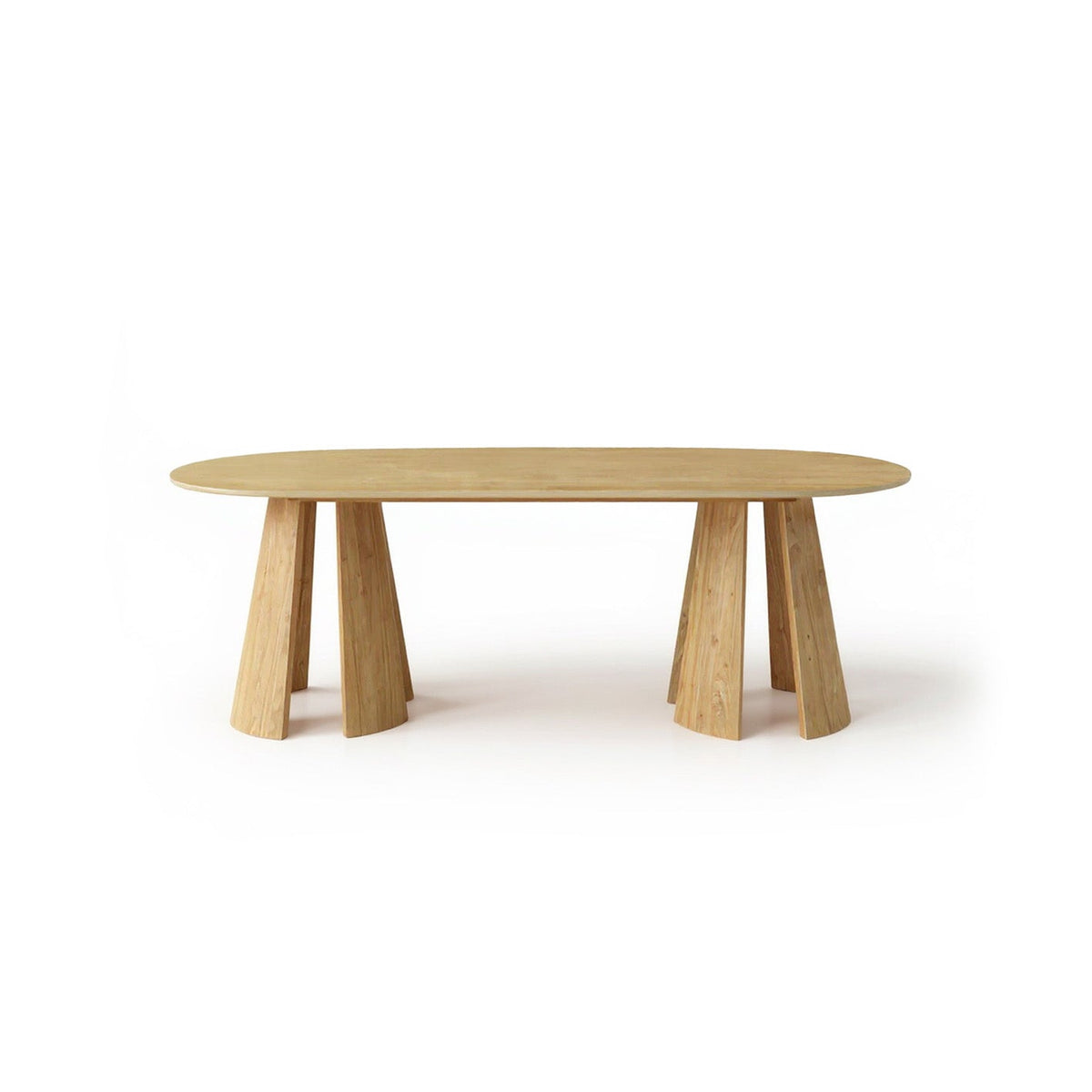 Farren Whitewash Oval Dining Table Set - 6 Seater - Faye Dining Chairs - Whitewash Oak Legs - Laura James