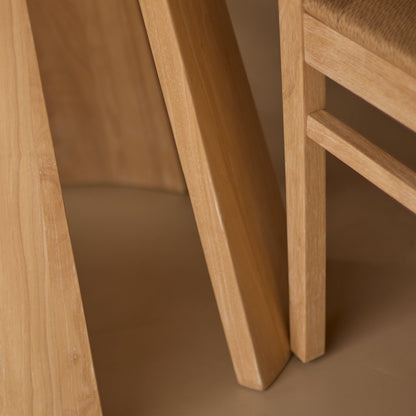 Farren Whitewash Oval Dining Table Set - 6 Seater - Faye Dining Chairs - Whitewash Oak Legs - Laura James