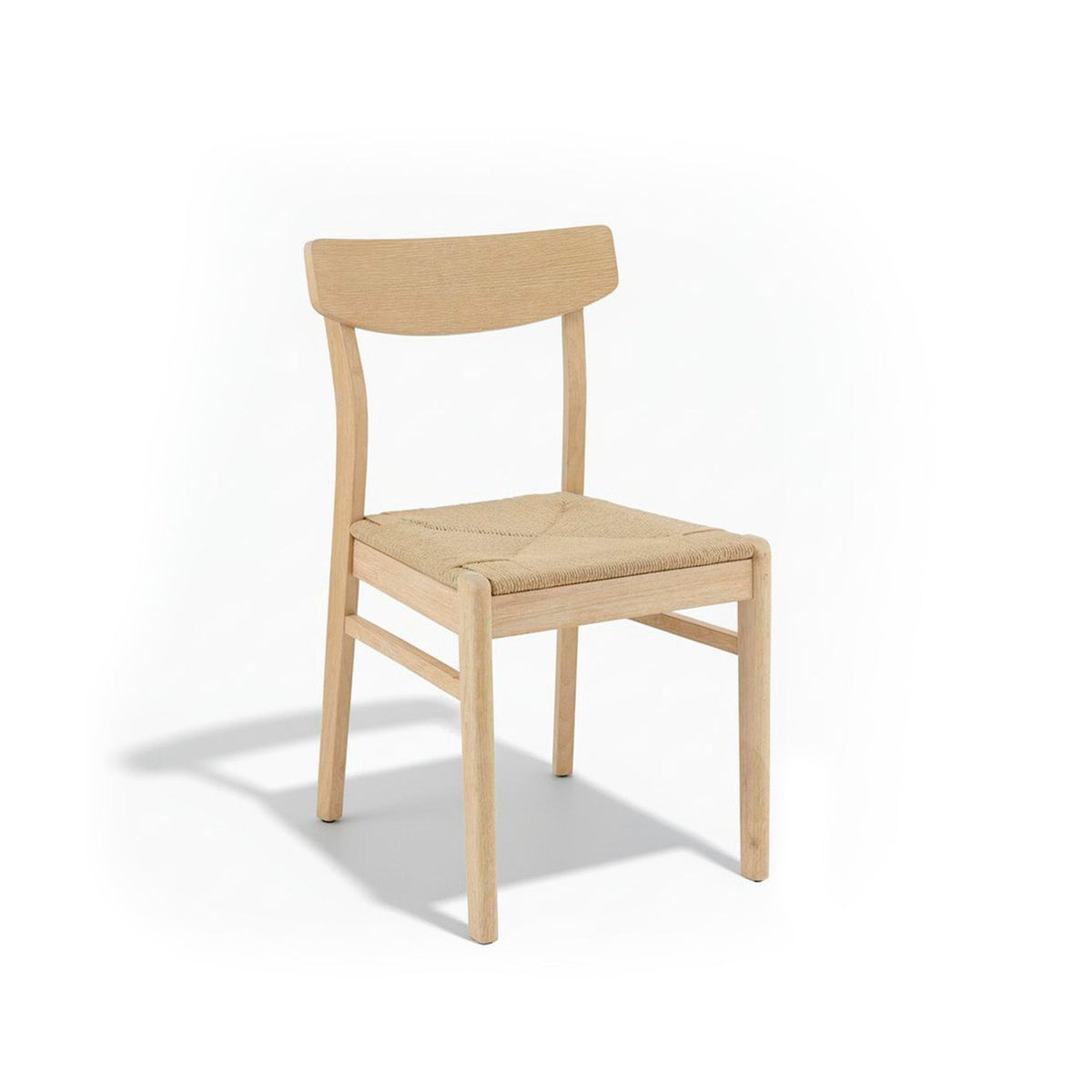 Farren Whitewash Oval Dining Table Set - 6 Seater - Faye Dining Chairs - Whitewash Oak Legs - Laura James