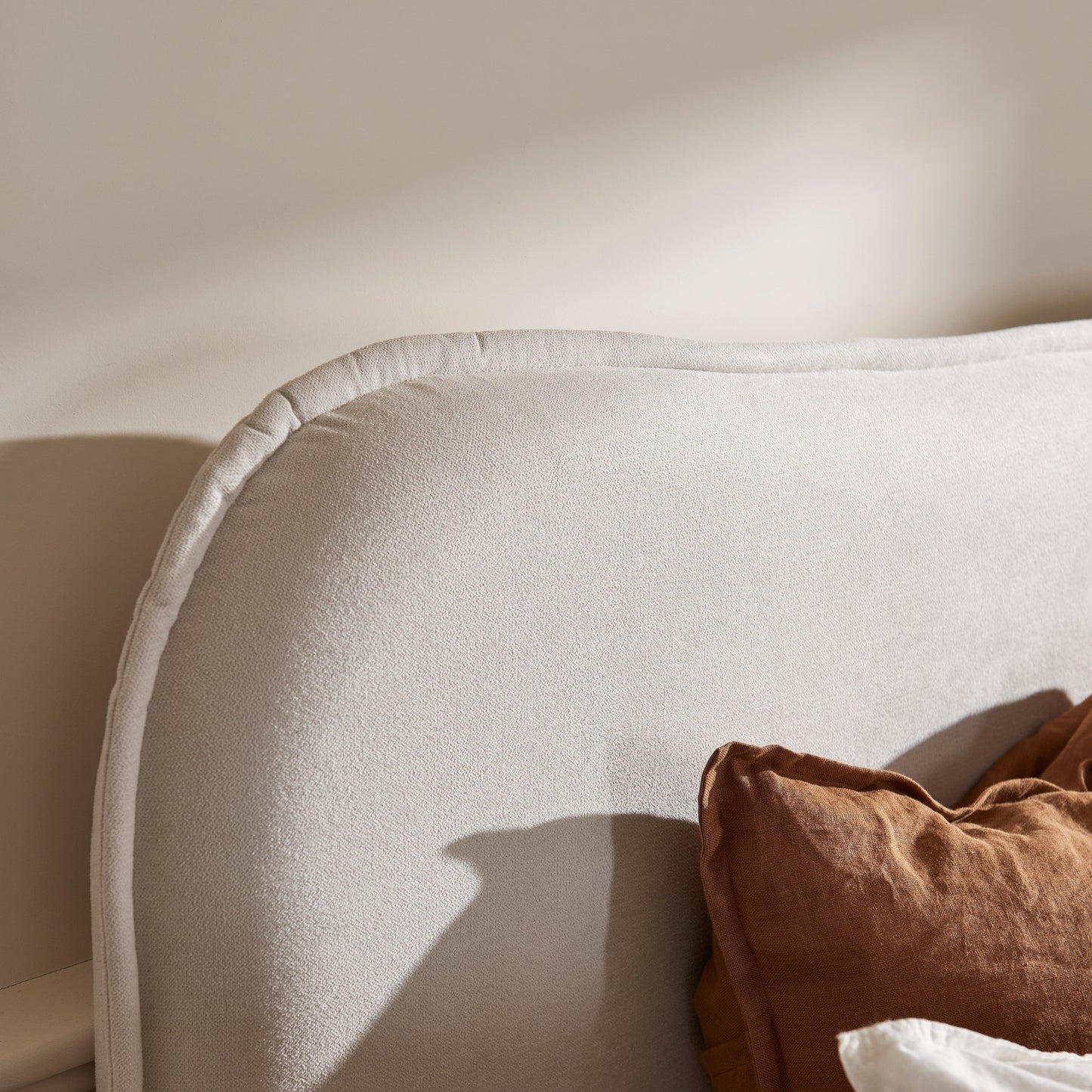 Finola Double Ottoman Bed - Ivory - Laura James 