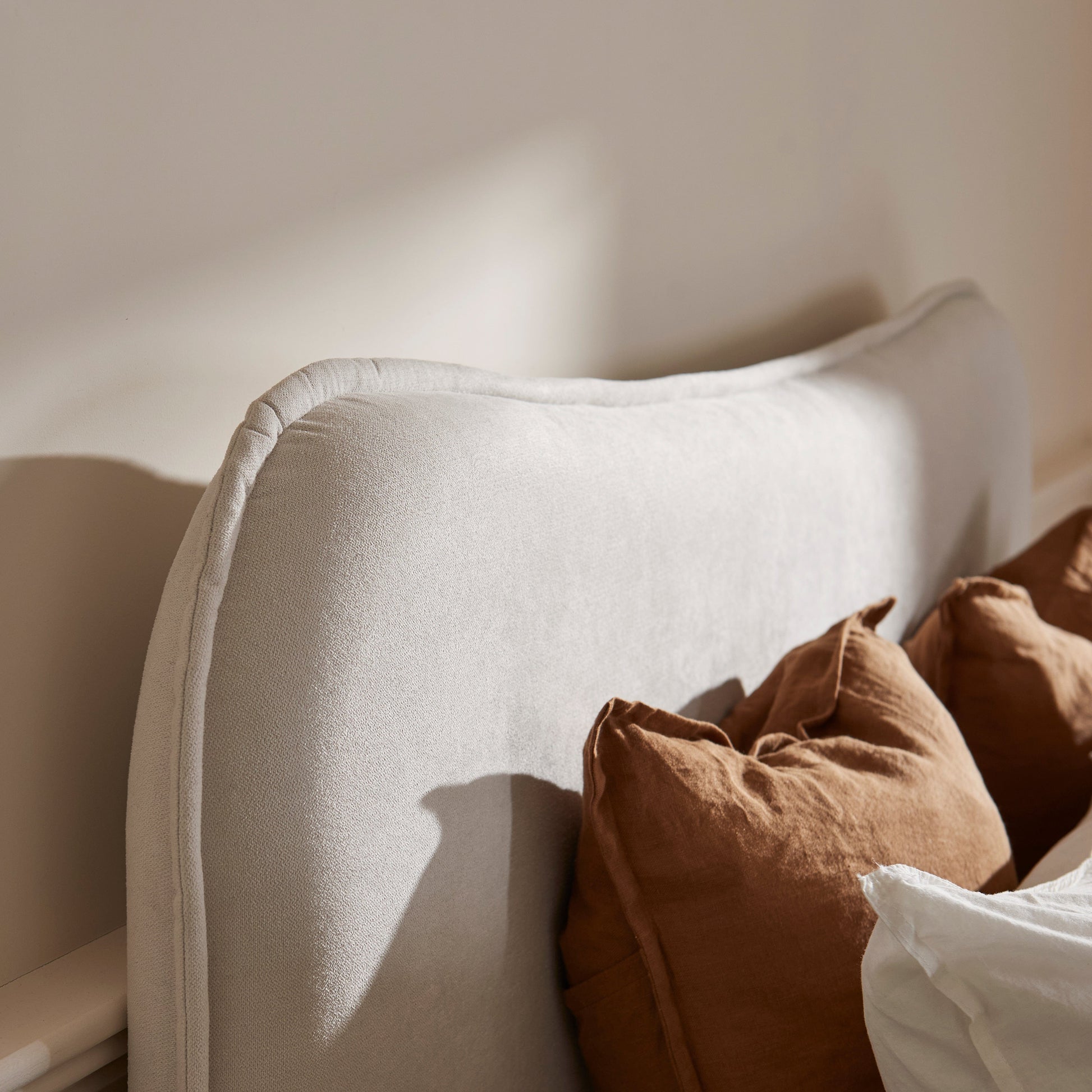 Finola Double Ottoman Bed - Ivory - Laura James 