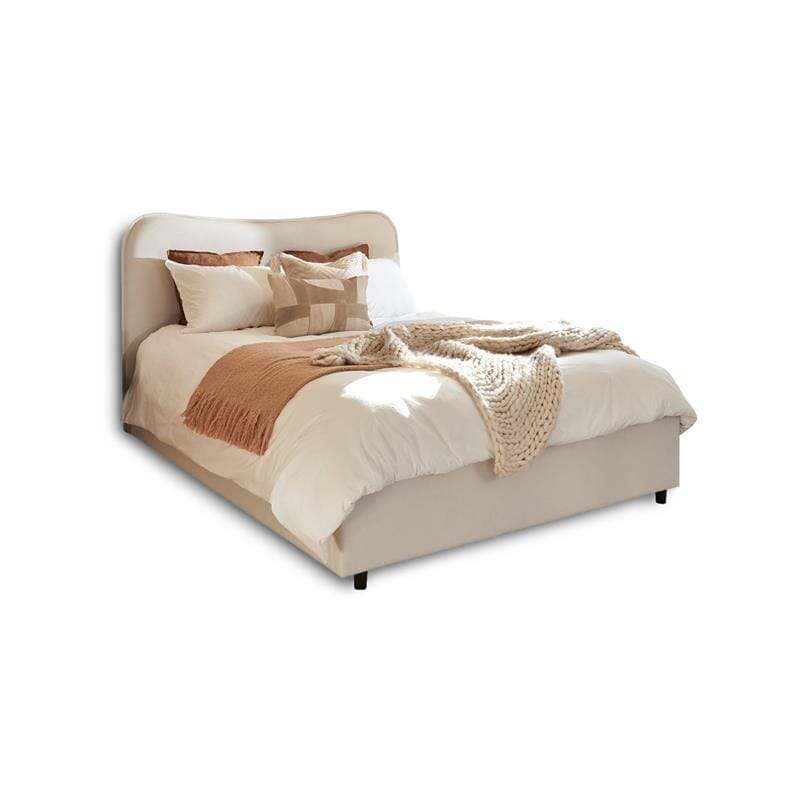 Finola Super King Ottoman Bed - Ivory - Laura James