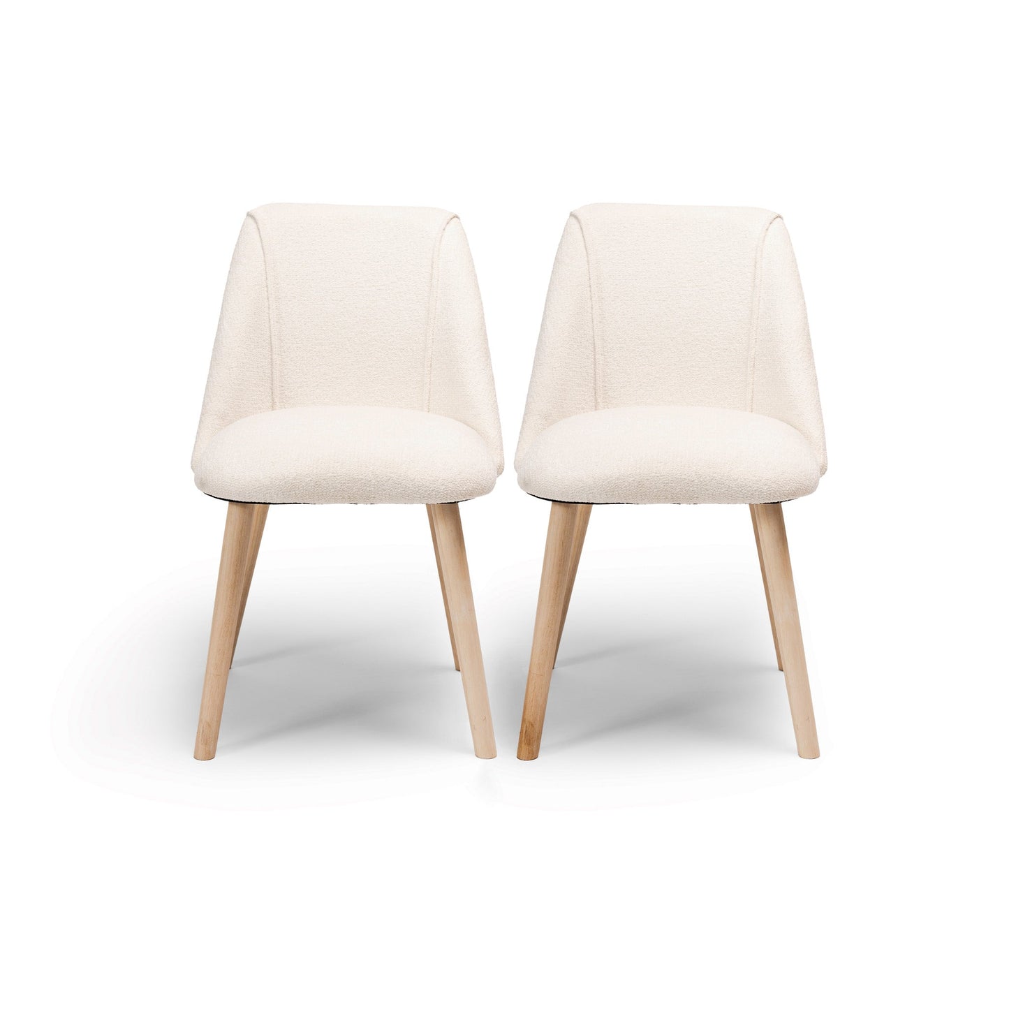 Freya Boucle Dining Chairs - Laura James