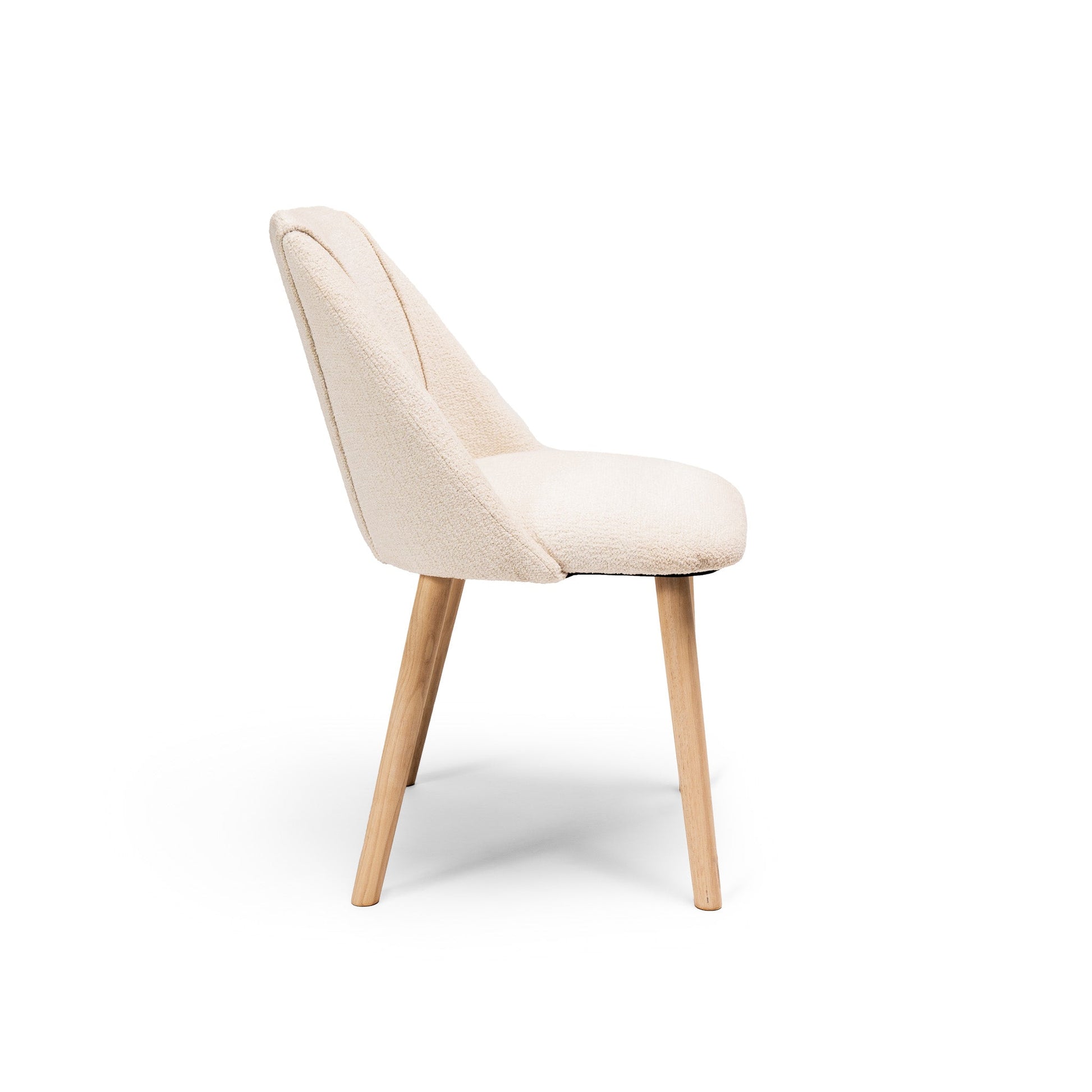 Freya Boucle Dining Chairs - Laura James