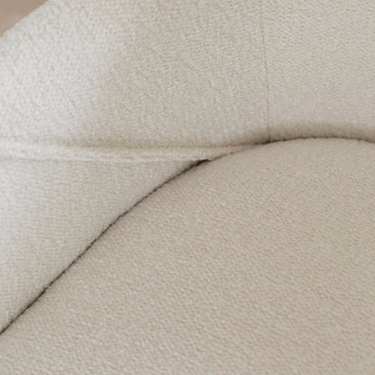 Amelia Whitewash Dining Table Set - 6 Seater - Freya Boucle Carver Chairs - Black Legs