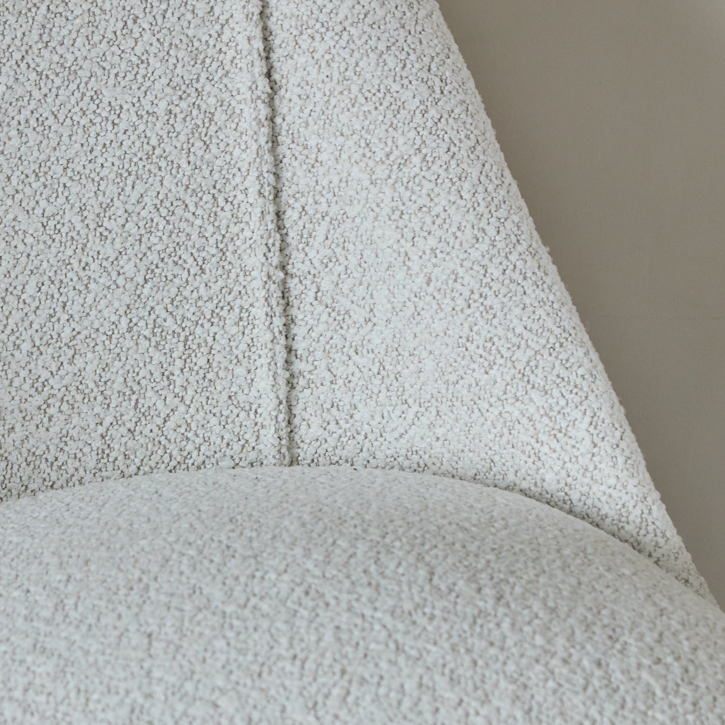 Freya Oat Boucle Dining Chair - Set of 2 - Black Oak Legs - LAURA James