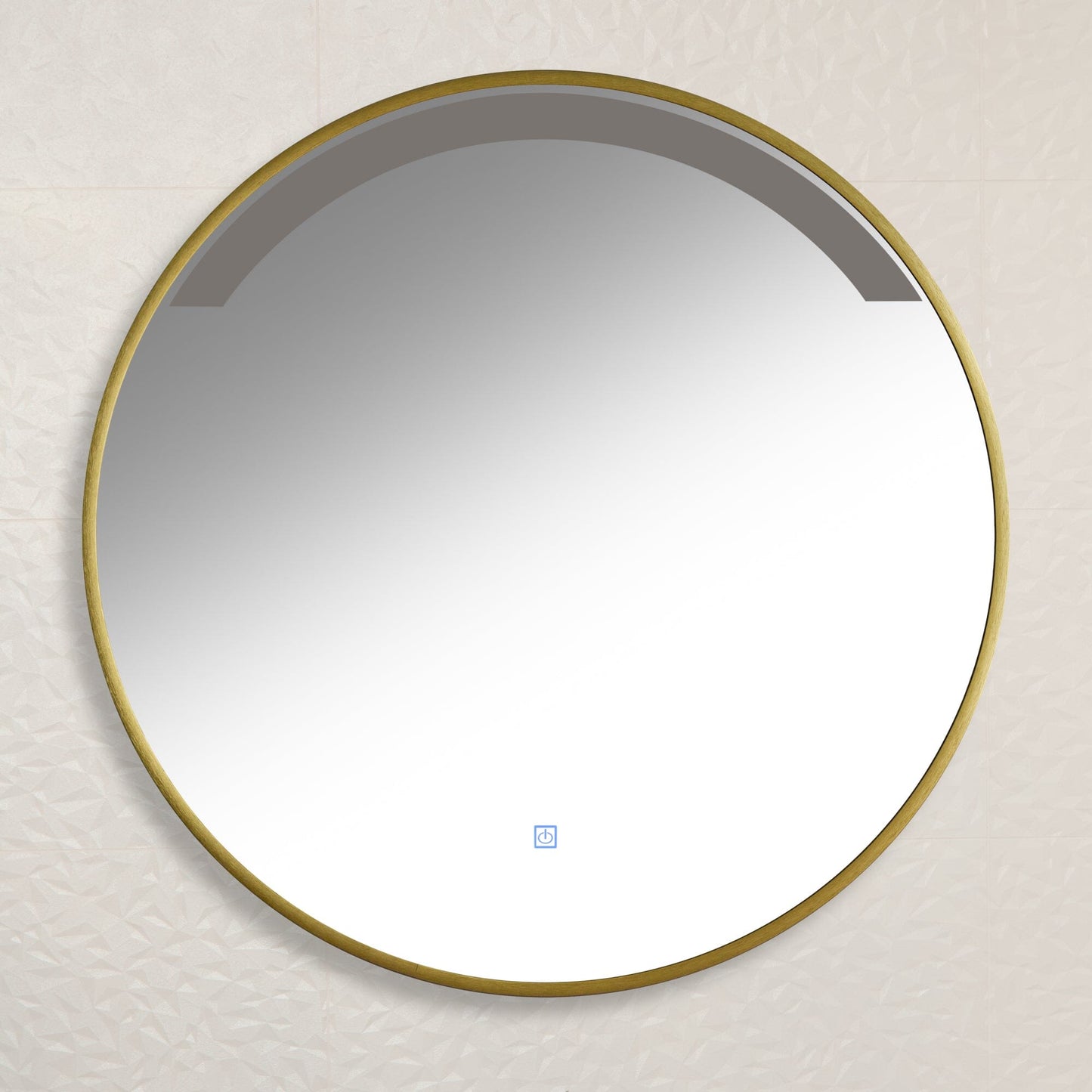 Kimbridge Gold Bathroom Mirror - with LED Lights