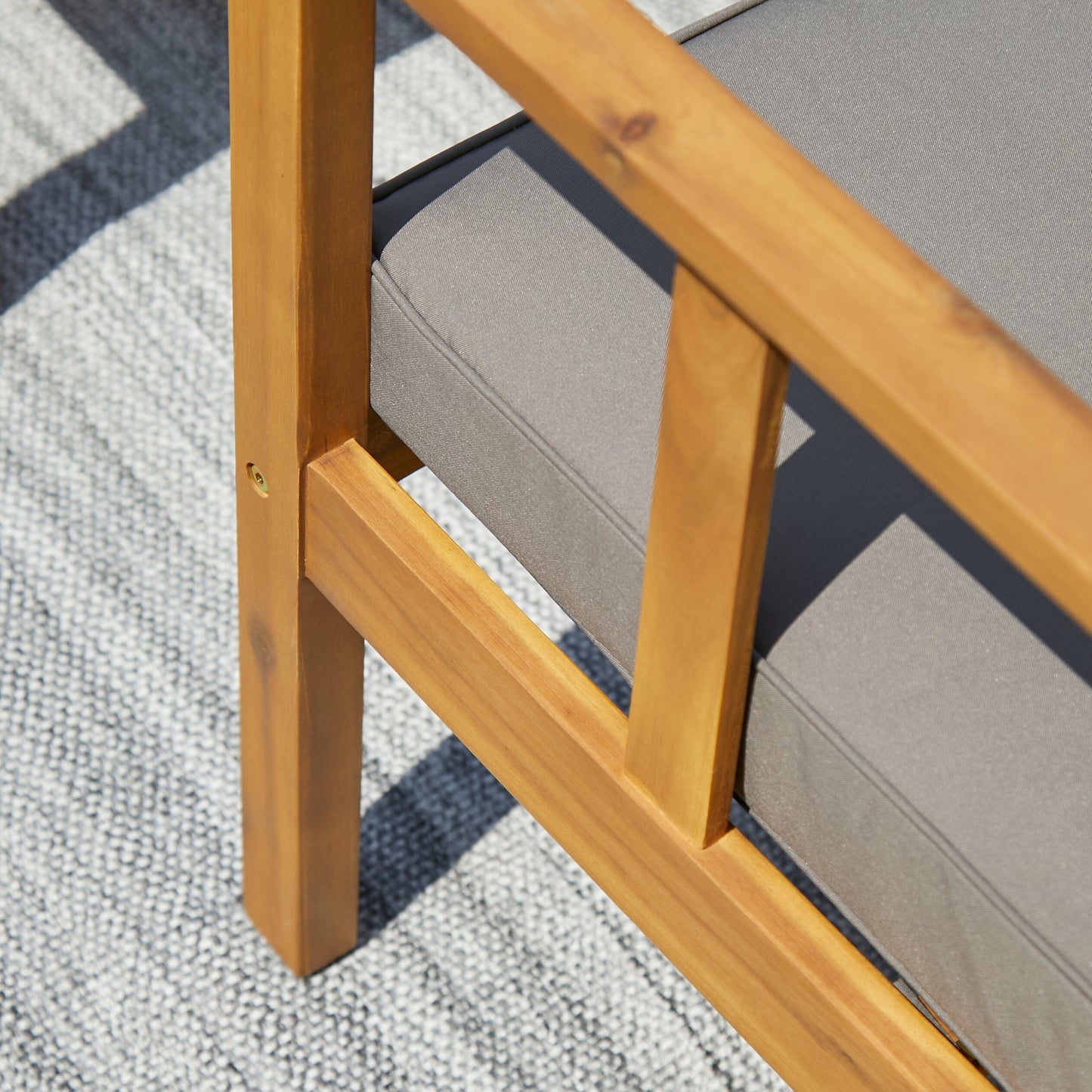 Harrelson Conversation Set Cushion Covers - Pebble Grey - Laura James