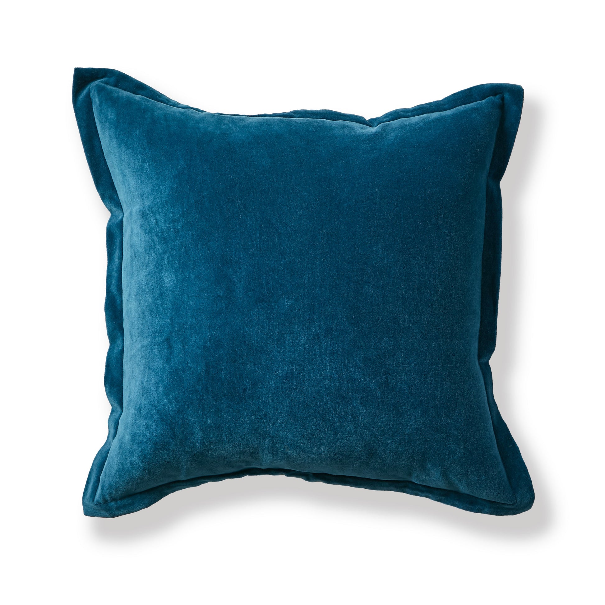 Holbeck 45x45cm Velvet Teal Cushion Cover - Laura James

