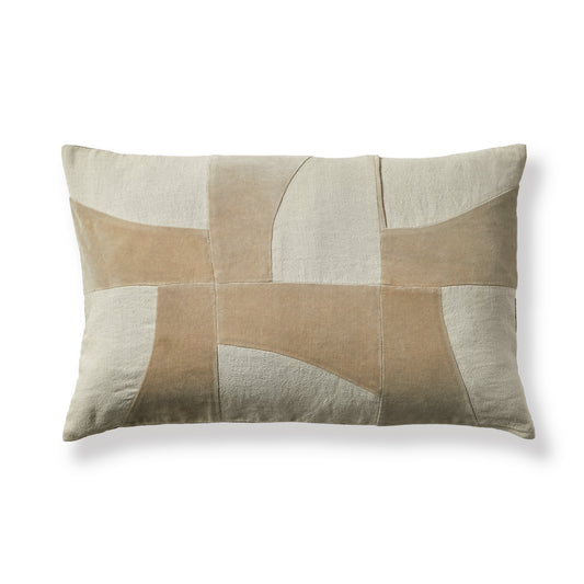 Holbeck Clay 35x55cm Abstract Cushion Cover - Laura James

