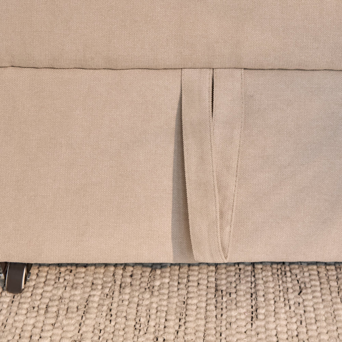 Hugo 3 Seater Sofa Bed - Warm Taupe - Laura James 