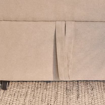 Hugo 3 Seater Sofa Bed - Warm Taupe - Laura James 
