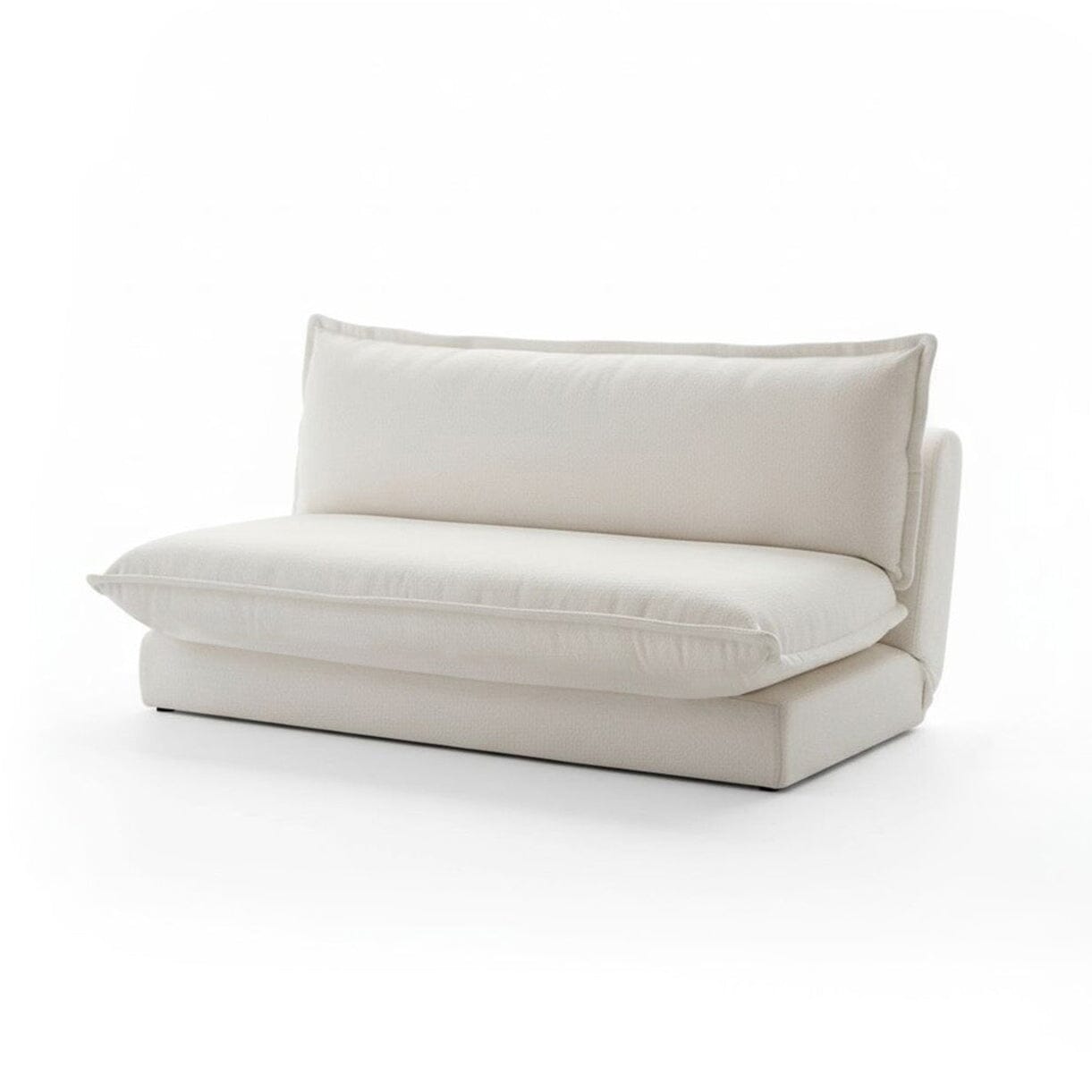 Harlow 2 Seater Double Sofa Bed - Chalk White Boucle - Laura James