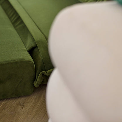 Harlow 2 Seater Double Sofa Bed - Fern Green - Laura James