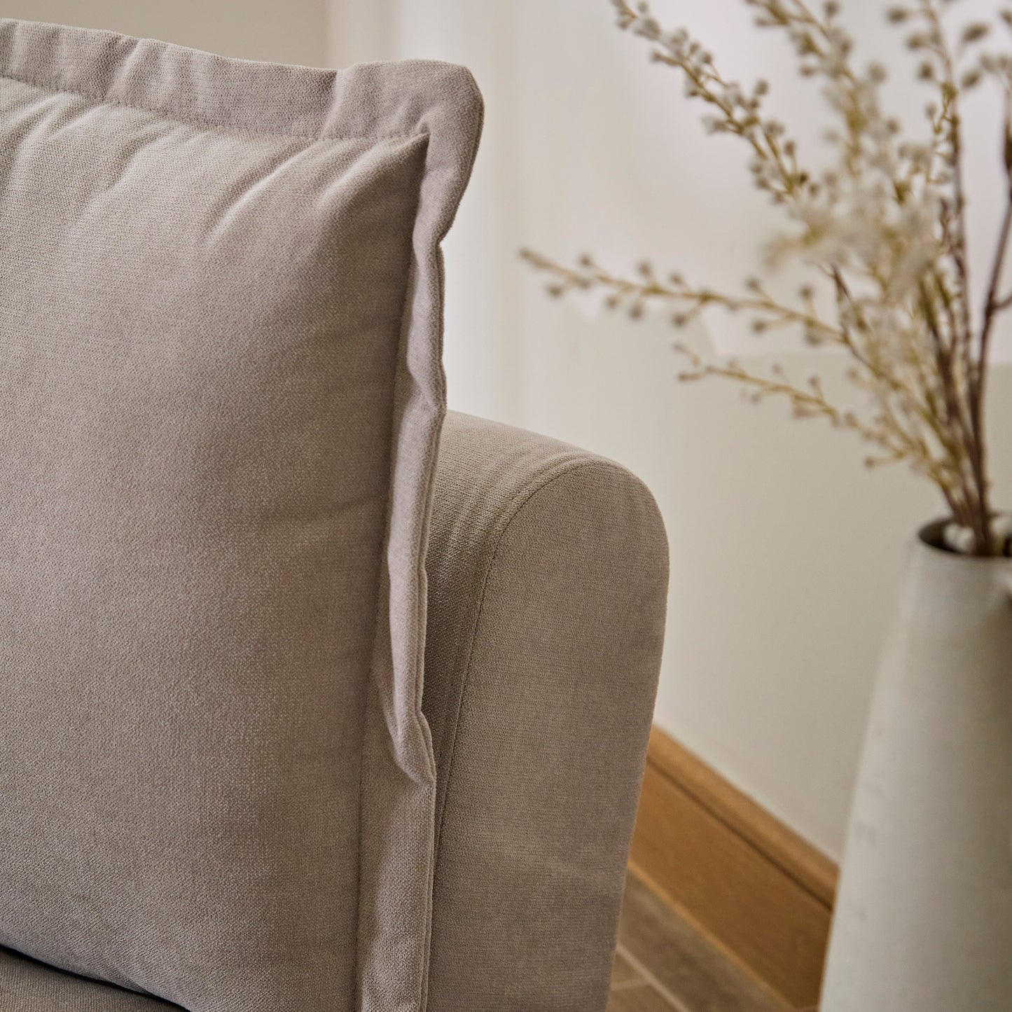 Harlow 2 Seater Double Sofa Bed - Soft Beige - Laura James