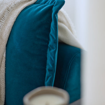 Harlow Double Sofa Bed - Soft Teal - Laura James