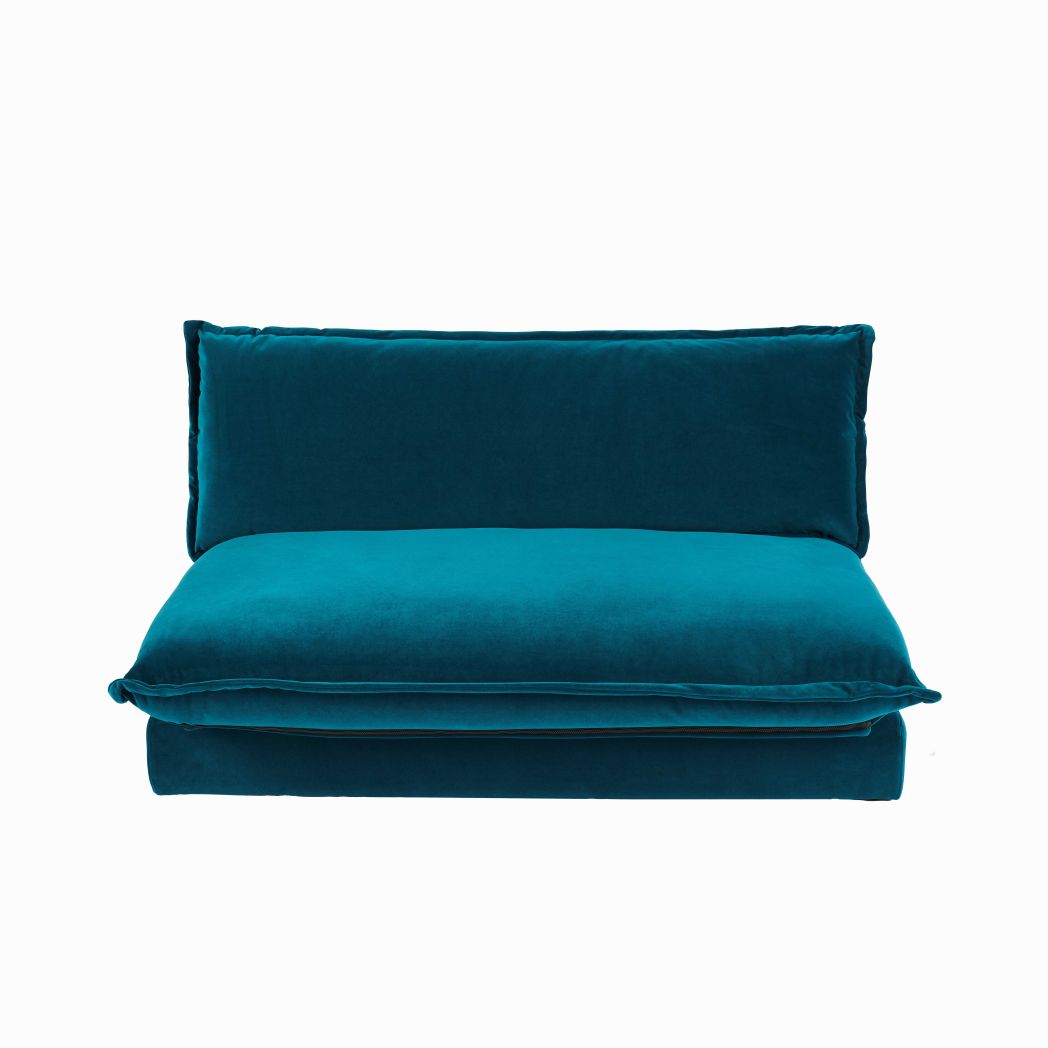 Harlow Double Sofa Bed - Soft Teal - Laura James