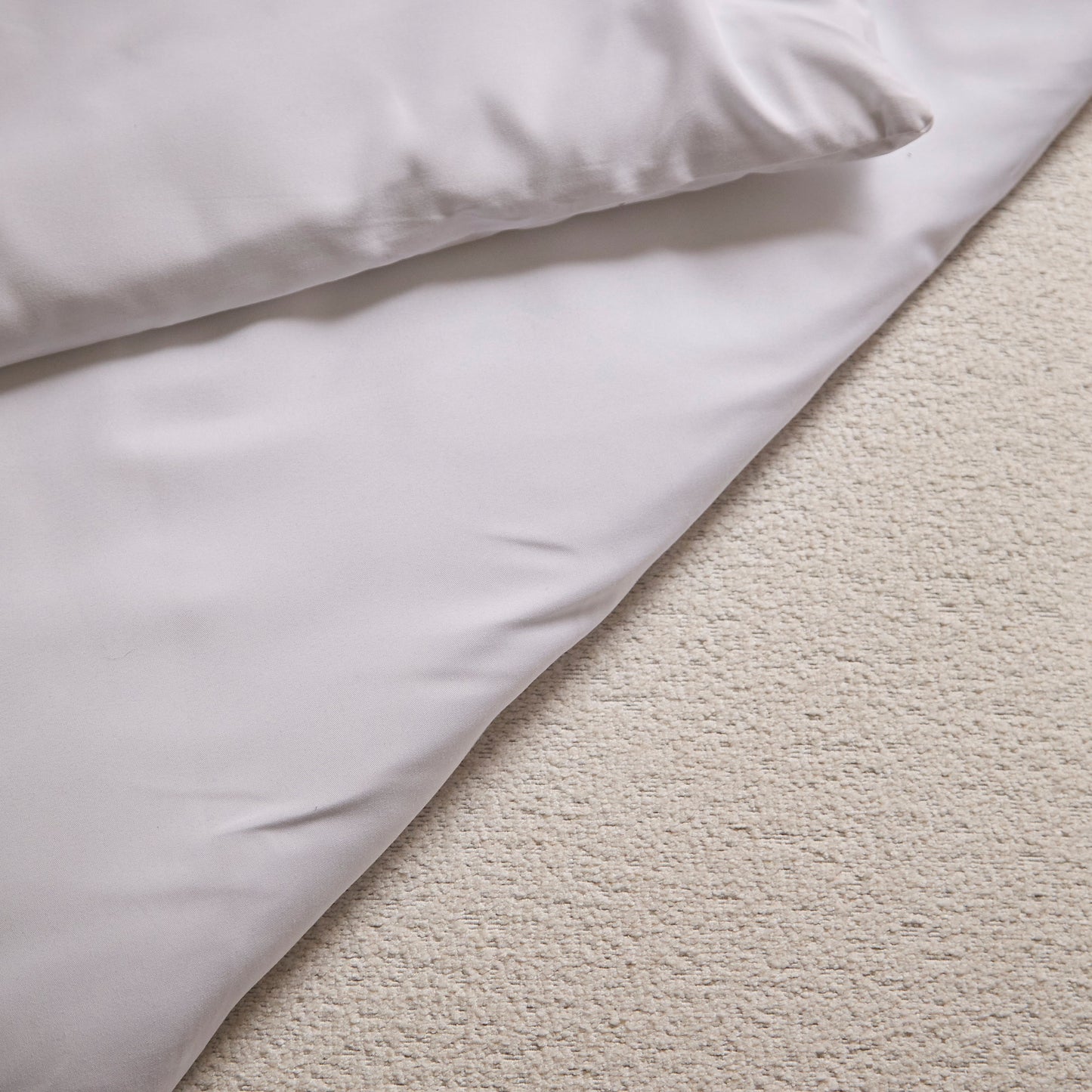 Harlow Single Sofa Bed - Chalk White Boucle - Laura James