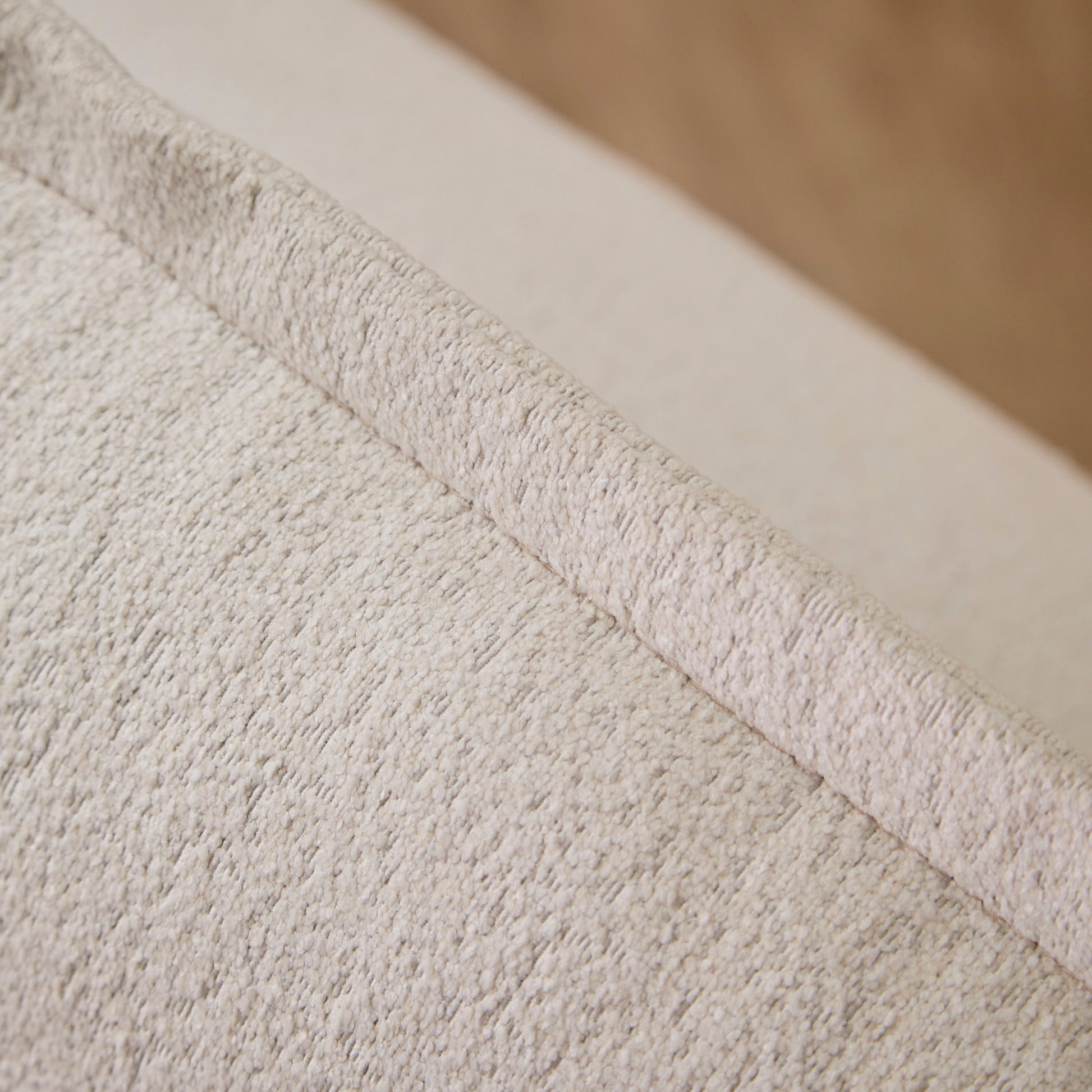 Harlow Single Sofa Bed - Chalk White Boucle - Laura James