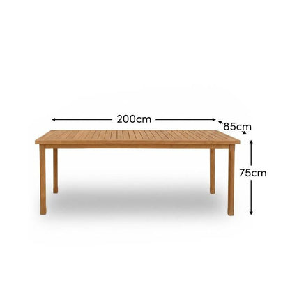 Harlyn 200cm Dining Table - Laura James