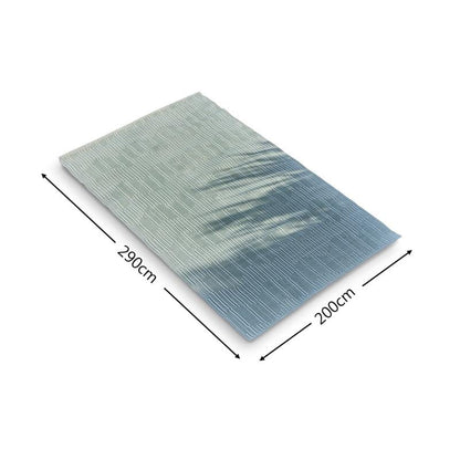 Hemsby 200x 290cm Outdoor Rug - Olive - Laura 