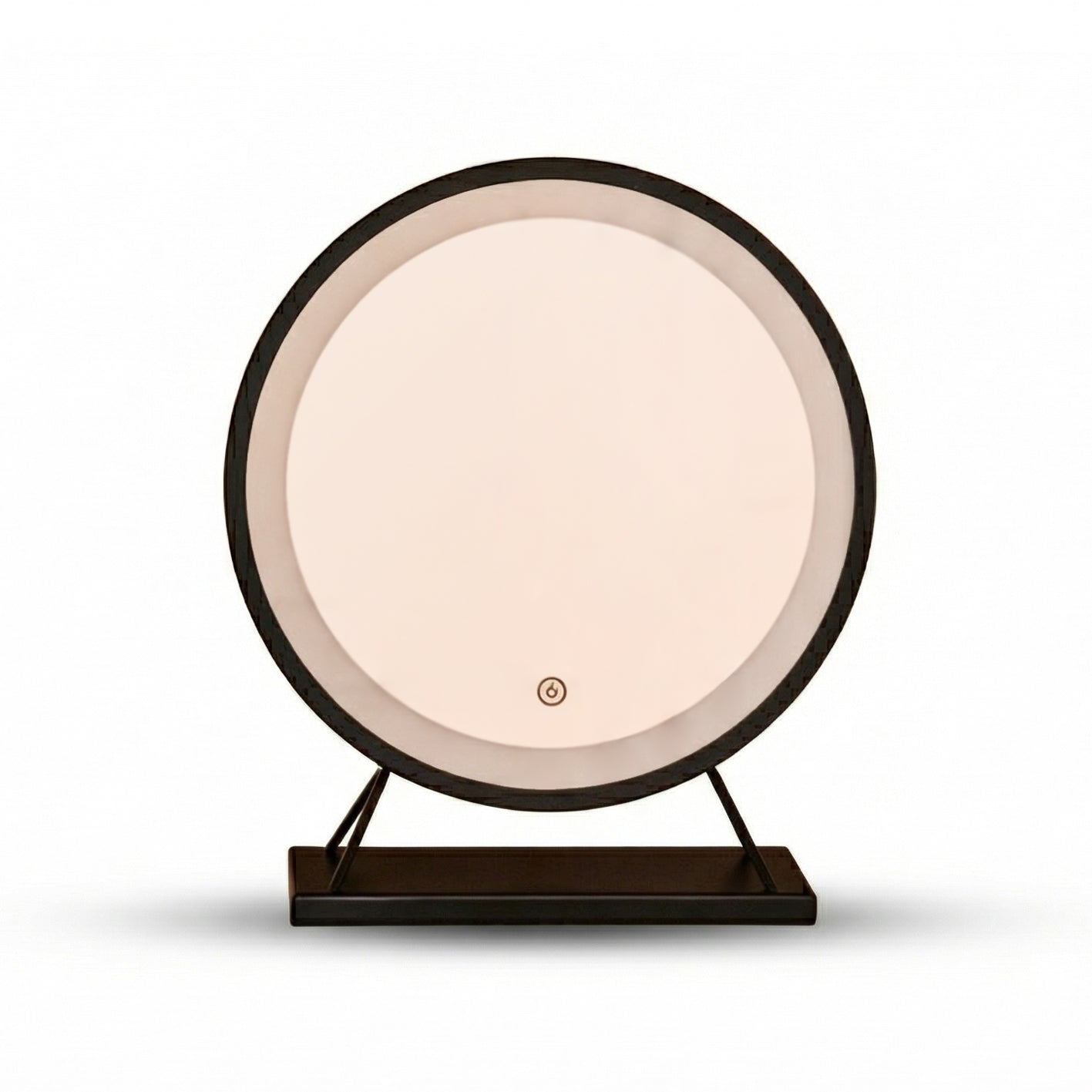 Henton 38x30cm LED Standing Mirror - Black - Laura James