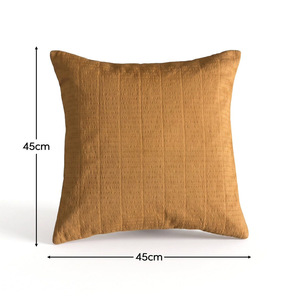 Holbeton 45x45cm Cushion Cover - Amber Yellow Geometric - Laura James 