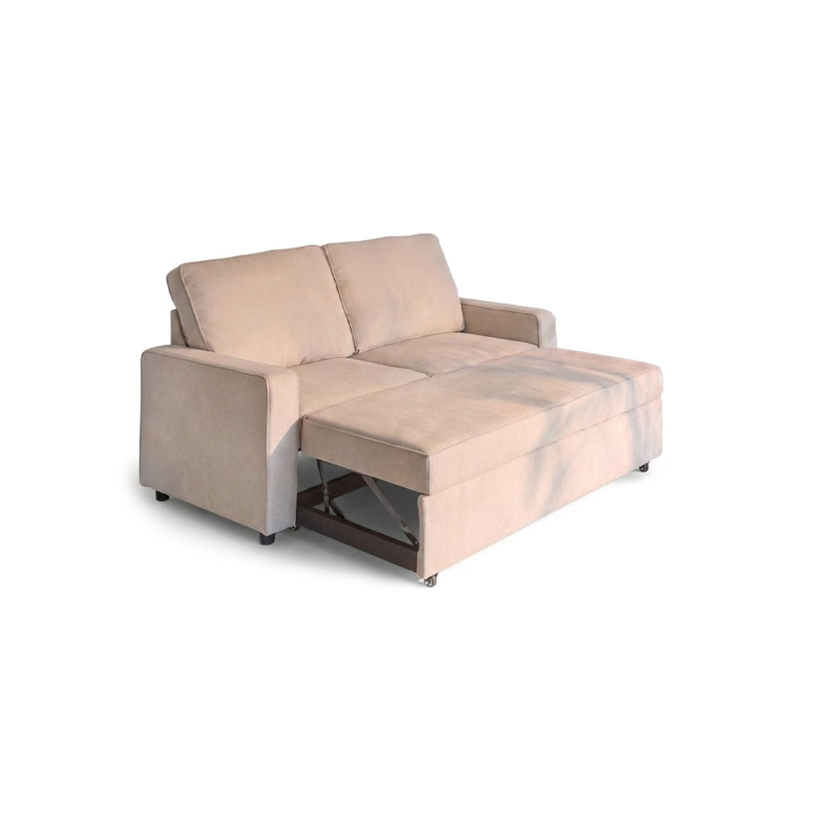Hugo 2 Seater Sofa Bed - Warm Taupe - Laura James 