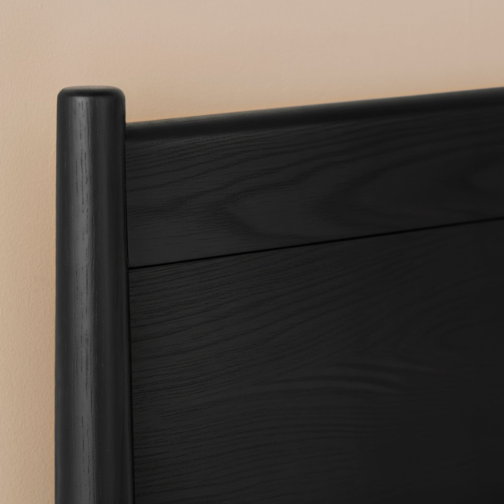 Ida Double Wooden Bed - Black Oak - Laura James 