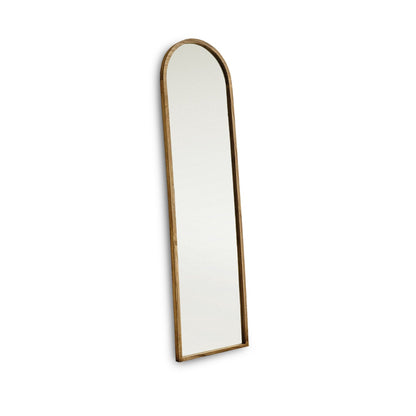 Ingham 140x40cm Wooden Arch Mirror - Natural - Laura James 
