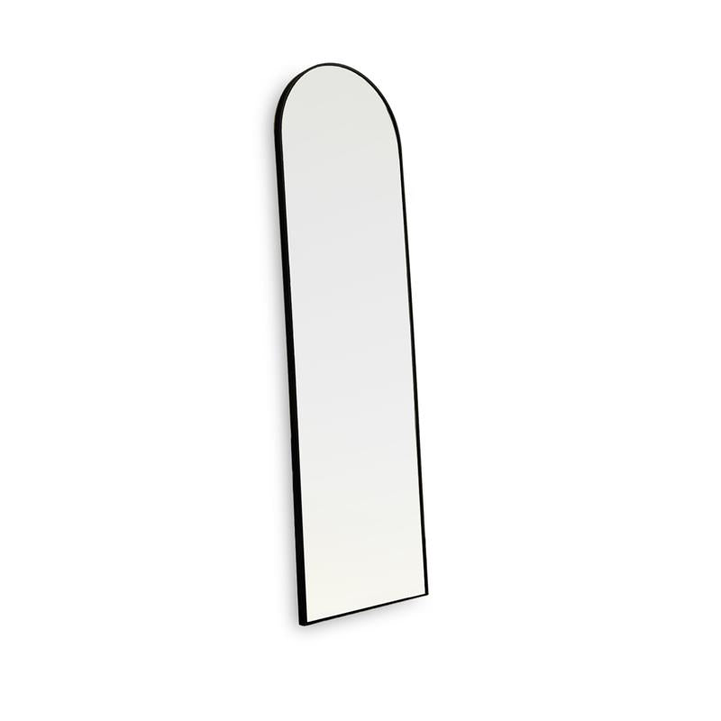 Ingham 170x50cm Full Length Arch Mirror - Black - Laura James 