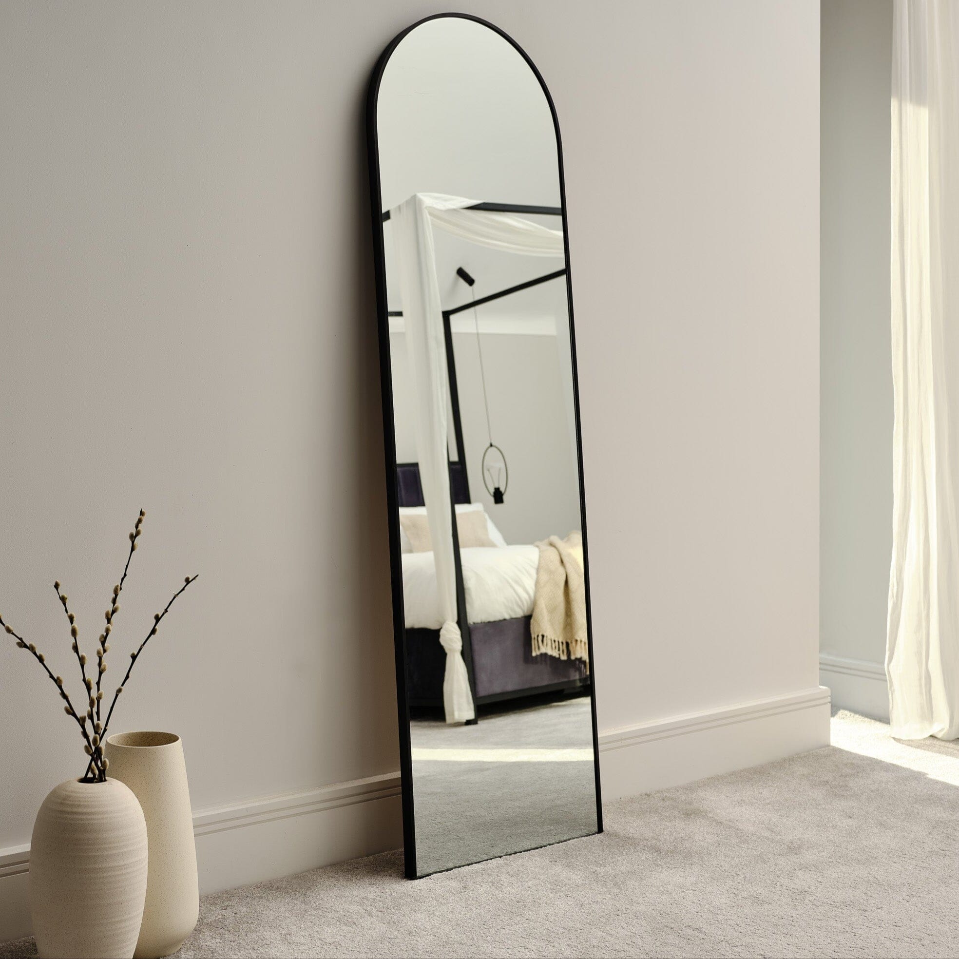 Ingham 170x50cm Full Length Arch Mirror - Black – Laura James Ireland