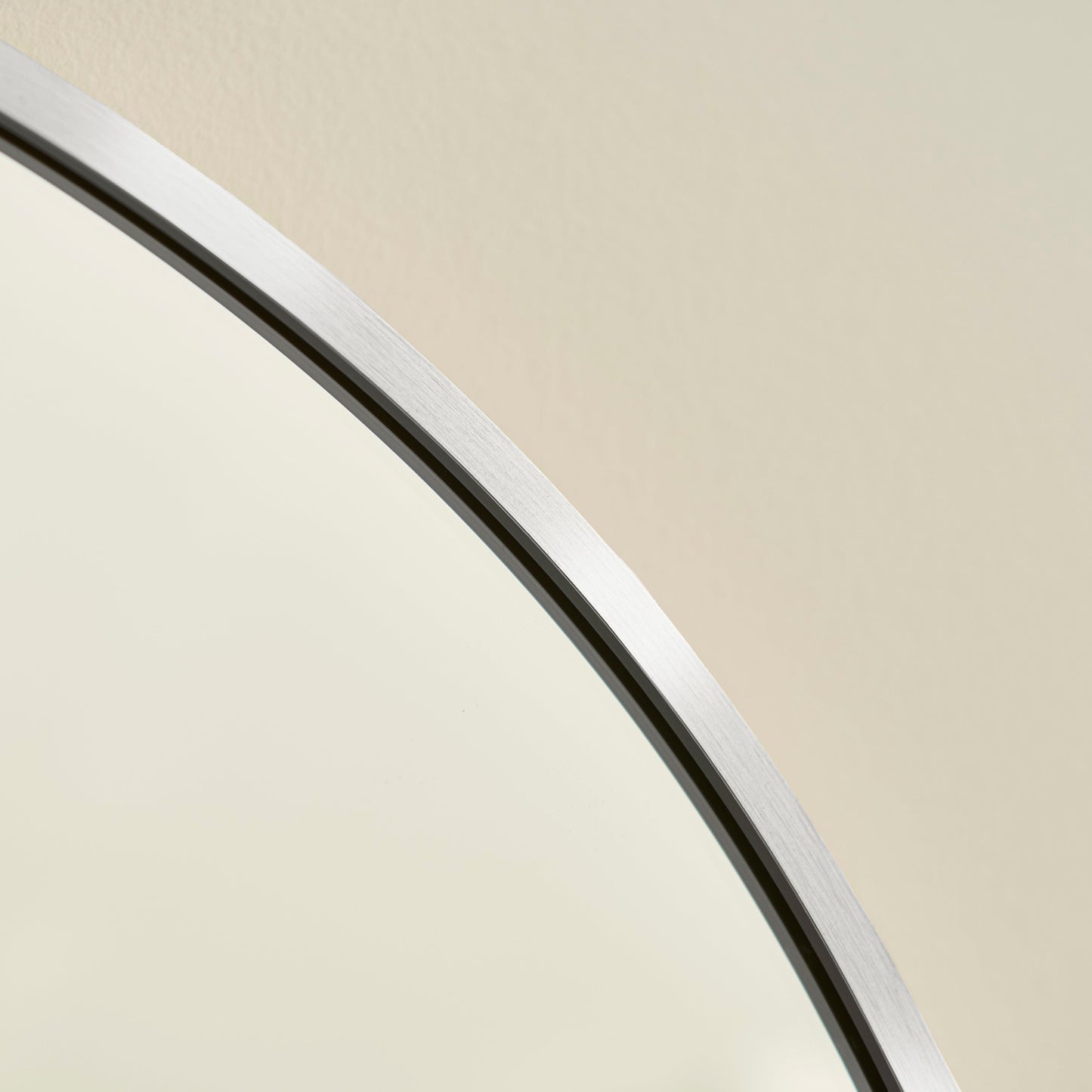 Ingham 140X40cm Metal Arch Mirror - Silver