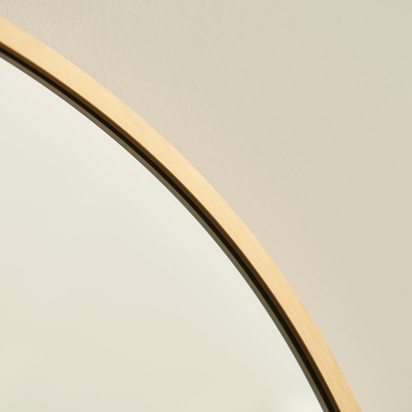 Ingham 140X40cm Metal Arch Mirror - Gold