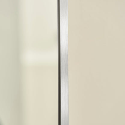 Ingham 140X40cm Metal Arch Mirror - Silver