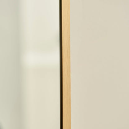 Ingham 140X40cm Metal Arch Mirror - Gold