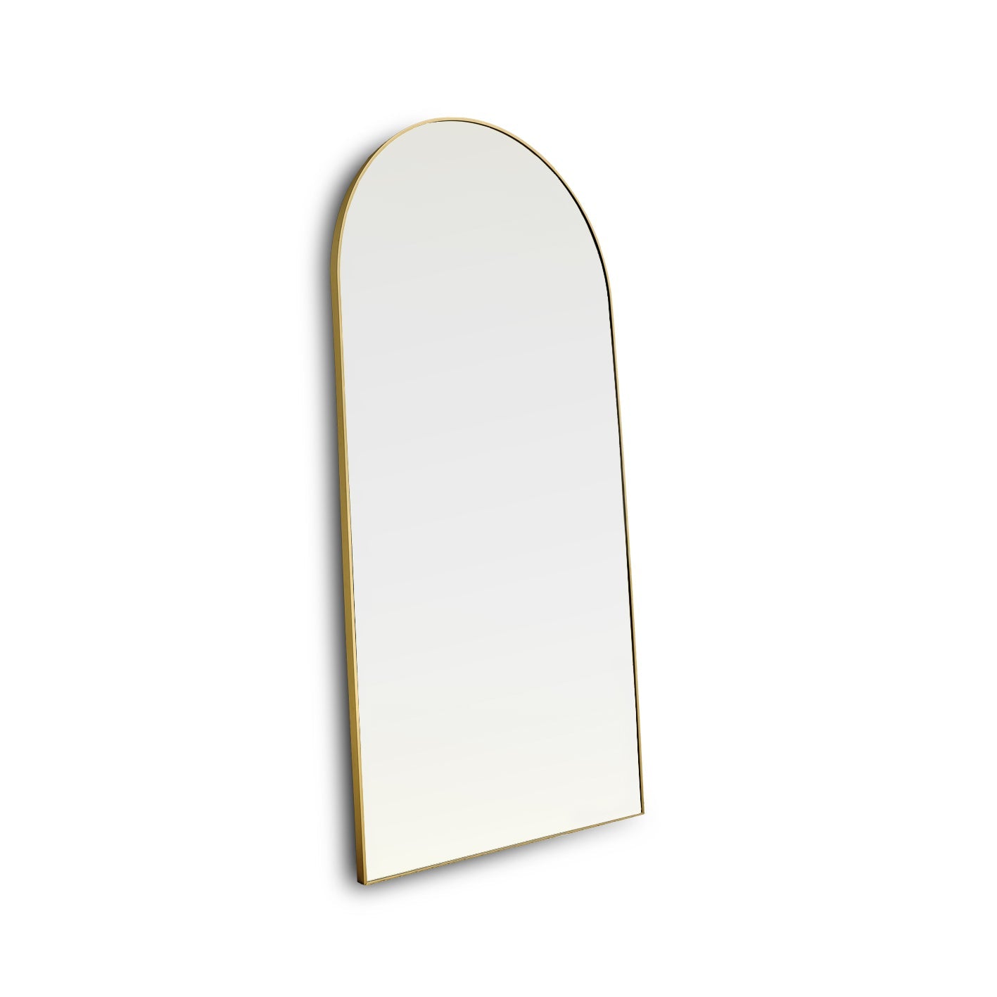 Ingham 180x90cm Full Length Arch Mirror -  Gold - Laura James 