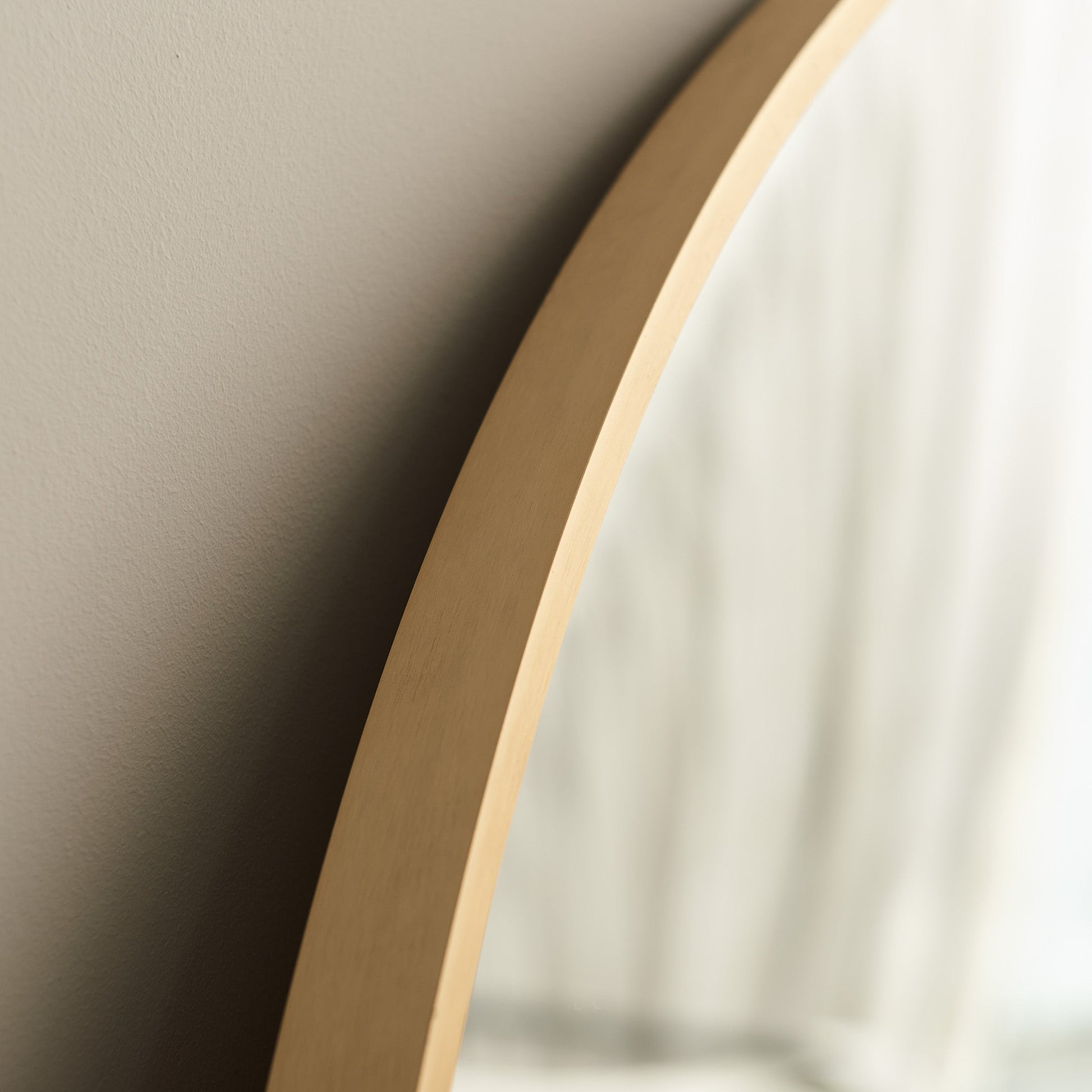 Ingham 180x90cm Full Length Arch Mirror -  Gold - Laura James 