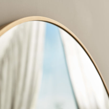 Ingham 180x90cm Full Length Arch Mirror -  Gold - Laura James 