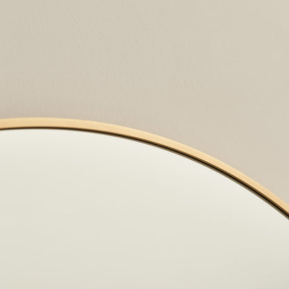 Ingham 180x90cm Full Length Arch Mirror -  Gold - Laura James 