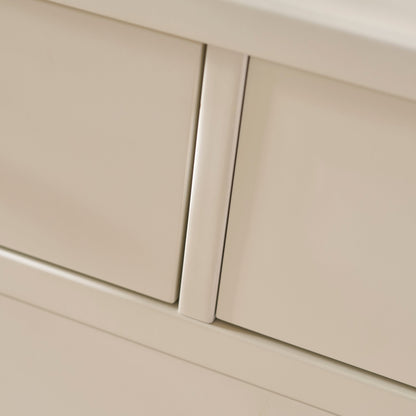 Ivy 4 Drawer Chest of Drawers - Ivory White - Laura James 