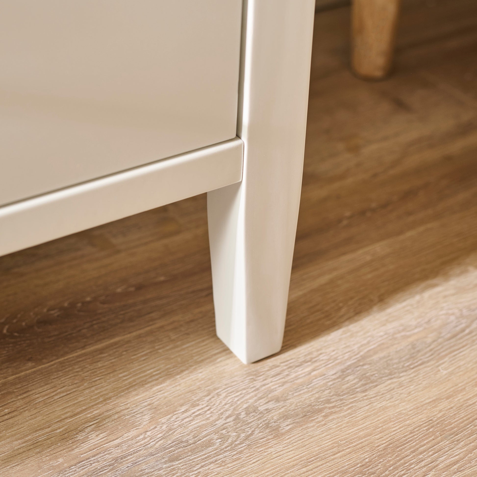 Ivy 4 Drawer Chest of Drawers - Ivory White - Laura James 