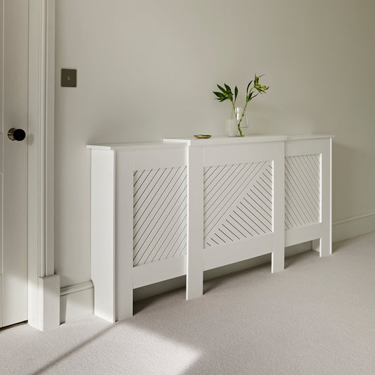 Jack Extending Radiator Cover - White - Laura James

