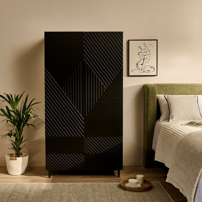Jack Double Wardrobe - Black - Laura James
