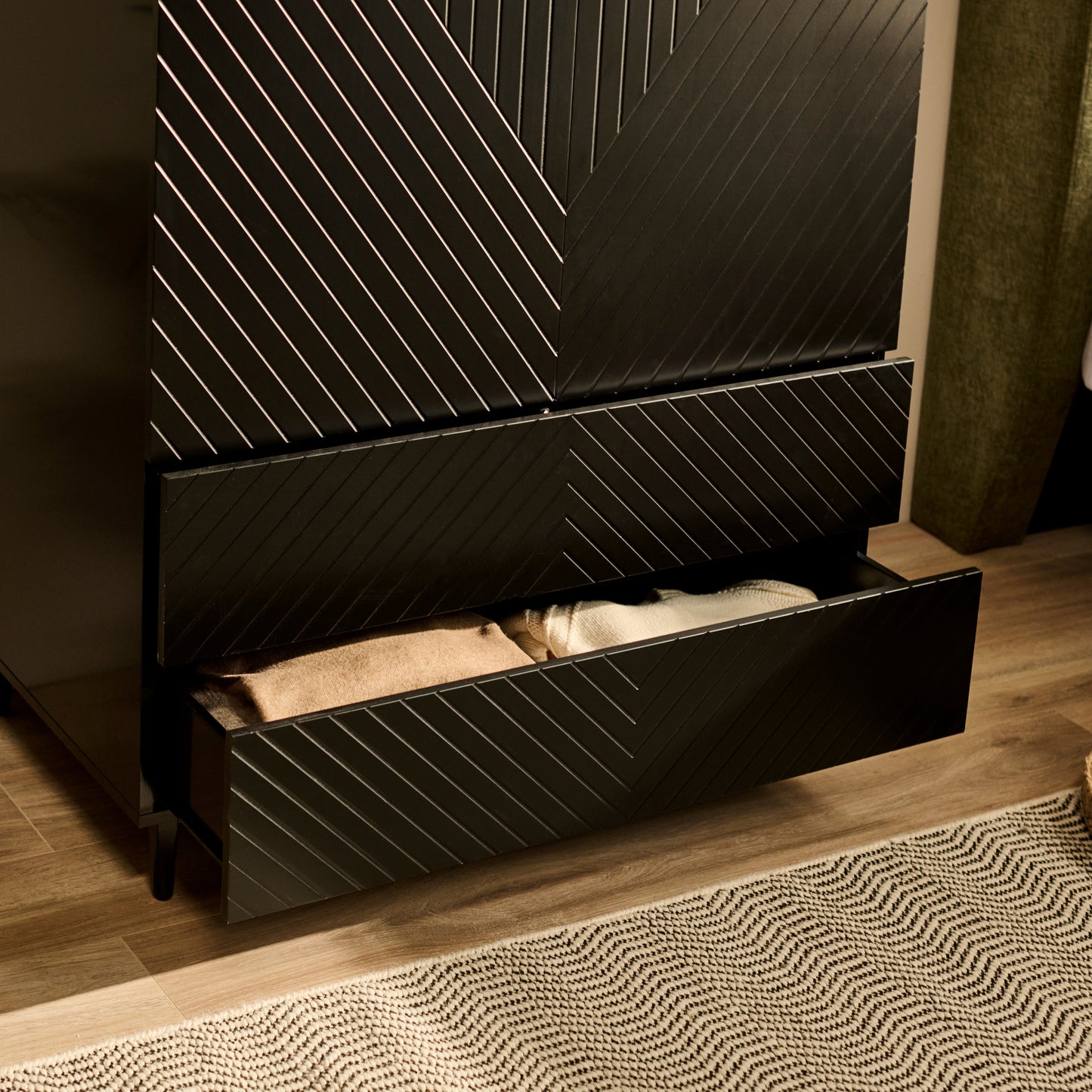Jack Double Wardrobe - Black - Laura James