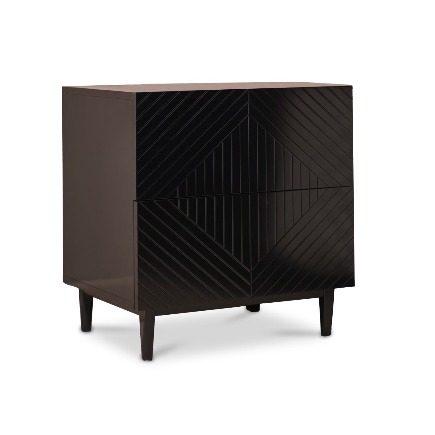 Jack Bedside Table - Black - Laura James 